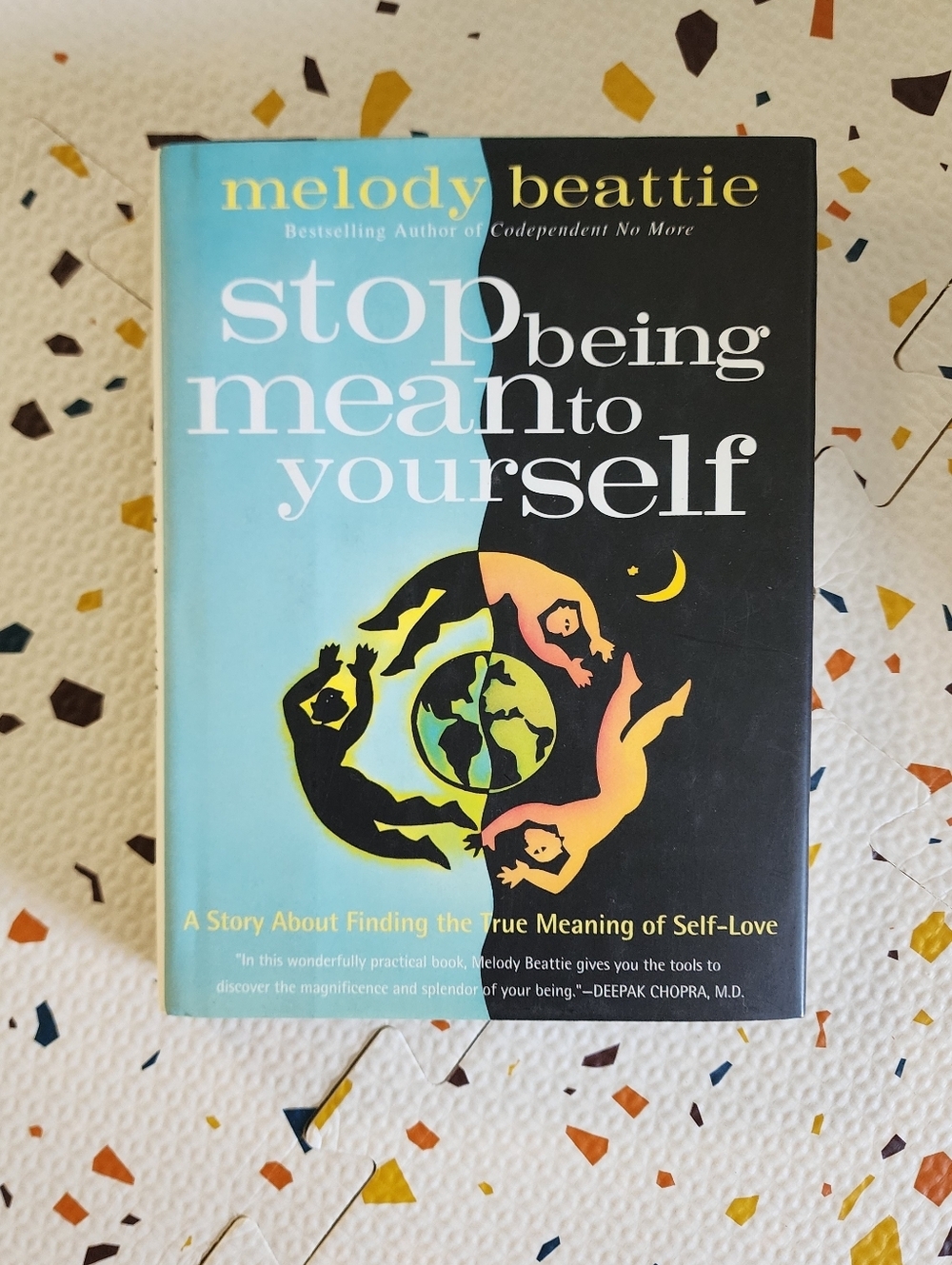 Melody beattie "Stop Being Mean to Yourself" Hardcover Euc Book